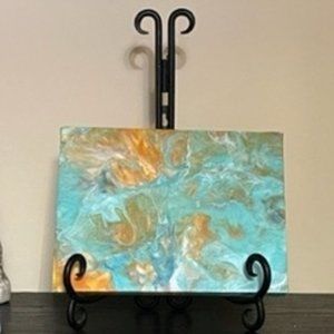Original acrylic pour art